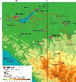 Map of Adygea