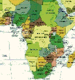Political map of Africa