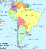 Political map ����� of America