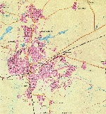 Map of Anzhero-Sudzhensk