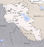 Map Armenia in English