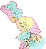 Map of Astrakhan Oblast 