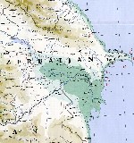 Map of Azerbaijan