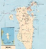 Map of Bahrain