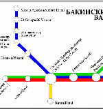 Map of Baku