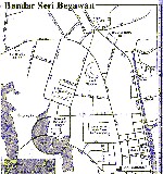 Map of Bandar Seri Begawan