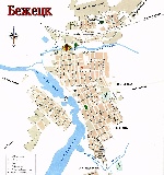 Map of Bezhetsk