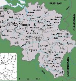 Map of Belgium