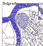 Map of Belgrade