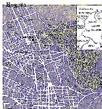 Map of Bogota