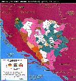 Map of Bosnia and Herzegovina