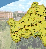 Map of Bryansk Oblast 
