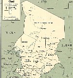 map of Chad