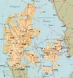 Map of Denmark