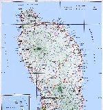Map of Dominica