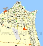 Map of Kuwait City