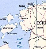 map of Estonia