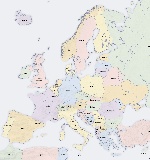 Map Европы