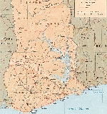 Map of Ghana