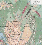 Map of Gatchina