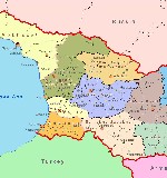 ���������������� map Georgia in English