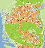 Map of Khanty-Mansiysk