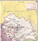 Map of Himchal Pradesh