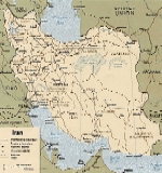 Administrative map of Iran