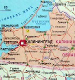 Map of Kaliningrad Oblast