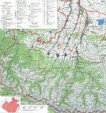 Map of Karachay-Cherkessia