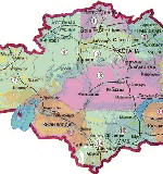 Map of Kazakhstan