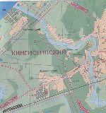 Map of Kingisepp