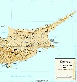 map of Cyprus