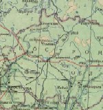 Map of Kostroma Oblast