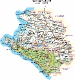 Map of Krasnodar Krai