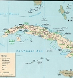 Map of Cuba