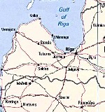 map of Latvia