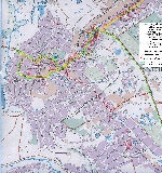 Map of Leninsk-Kuznetsky
