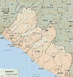Map of Liberia