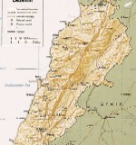 Map of Lebanon