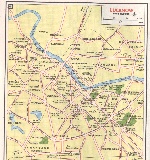 Map of Lucknow