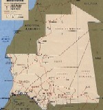 Map of Mauritania