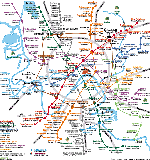map ����� Moscow in English