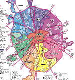 map Moscow ����������������
