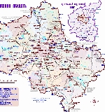 Map of Moscow Oblast