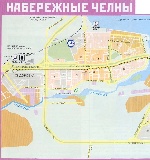 Map of Naberezhnye Chelny