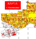 Map of Nizhnekamsk
