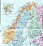 Map of Norway