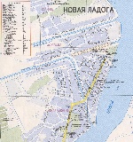 Map of Novaya Ladoga