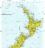 Map of New Zealand